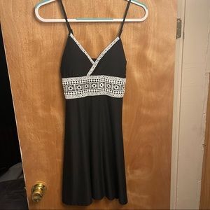 Black strappy dress